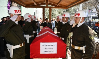 SALİHLİ'DE KIBRIS GAZİSİ SON YOLCULUĞUNA UĞURLANDI